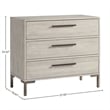 Westwood Design Beck 3-Drawer Dresser Gray