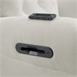 Westwood Design Abby Fabric Swivel Glider and Rocker in Snow