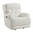 Westwood Design Abby Fabric Swivel Glider and Rocker in Snow