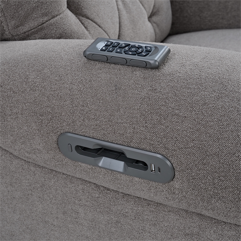 Westwood Design Abby Fabric Swivel Glider and Rocker in Slate