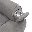Westwood Design Abby Fabric Swivel Glider and Rocker in Slate