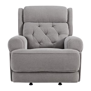 Westwood Design Abby Fabric Swivel Glider and Rocker in Slate