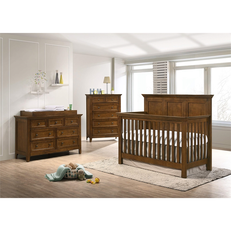 Westwood San Mateo Convertible Crib in Tuscan