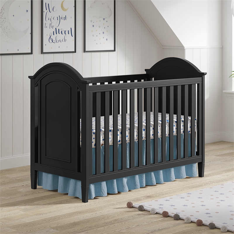 Westwood Harper Cottage Crib in Black