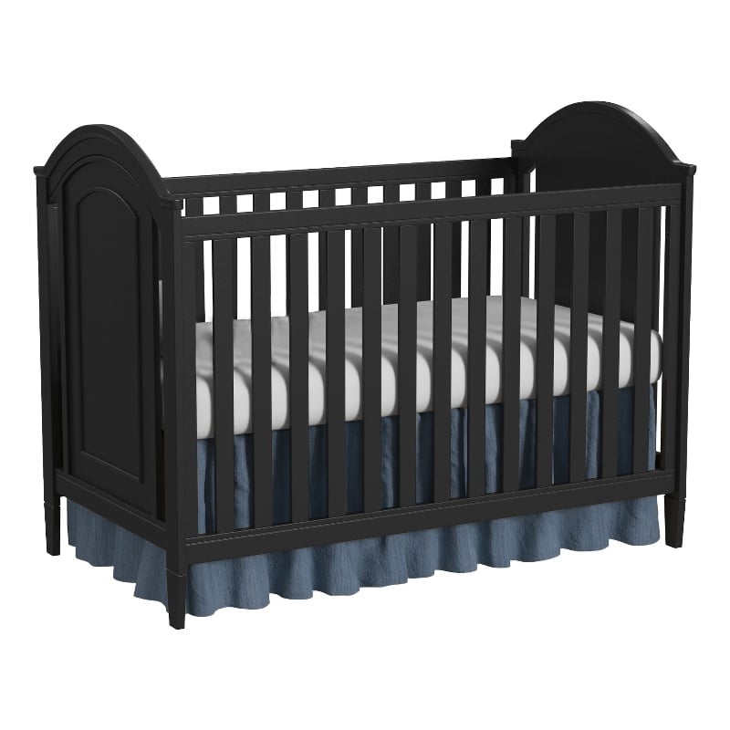 Westwood Harper Cottage Crib in Black