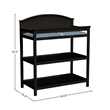 Westwood Harper Changing Table in Black