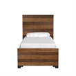 Westwood Urban Rustic Twin Bed in Brushed Wheat