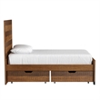 Westwood Urban Rustic Twin Bed in Brushed Wheat