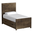 Westwood Dovetail Twin Bed in Graphite
