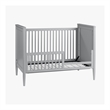 Westwood Design Modern Nursery Convertible Crib in Light Gray