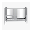 Westwood Design Modern Nursery Convertible Crib in Light Gray