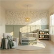 Westwood Design Modern Nursery Convertible Crib in Light Gray