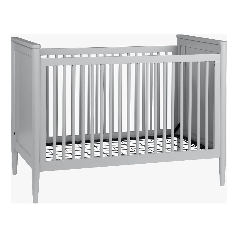 Westwood Design Modern Nursery Convertible Crib in Light Gray
