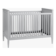 Westwood Design Modern Nursery Convertible Crib in Light Gray