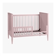 Westwood Design Modern Nursery Convertible Crib in Pink