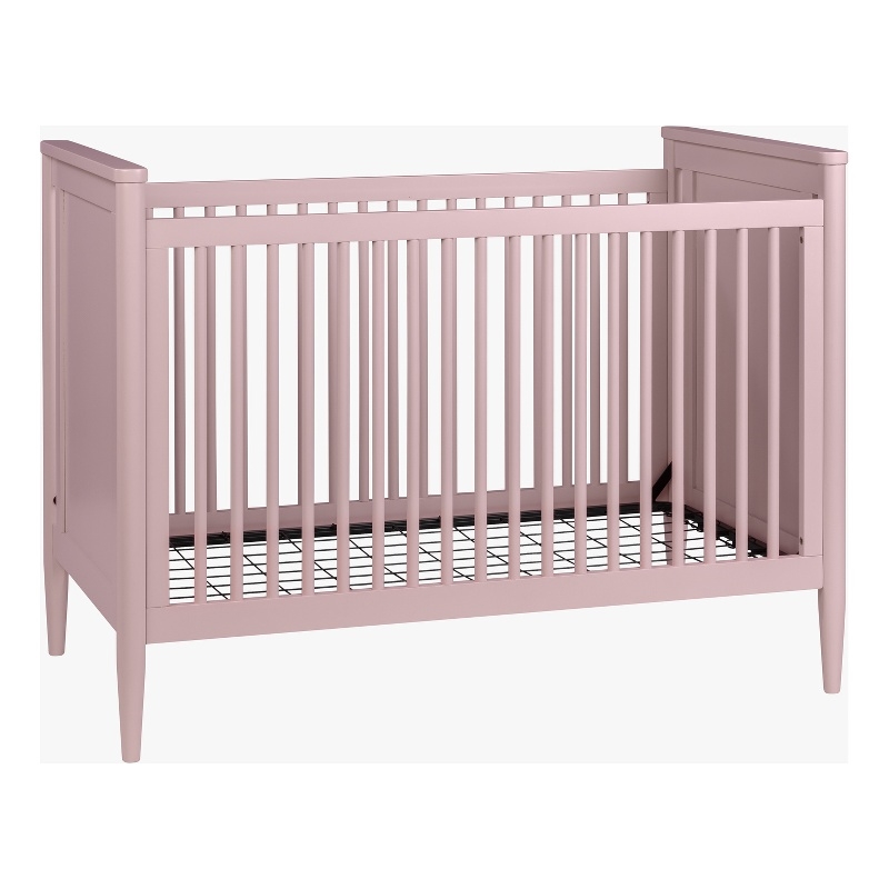 Westwood Design Modern Nursery Convertible Crib in Pink