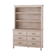 Westwood Design Remi Hutch/Bookcase in Sugarcoat