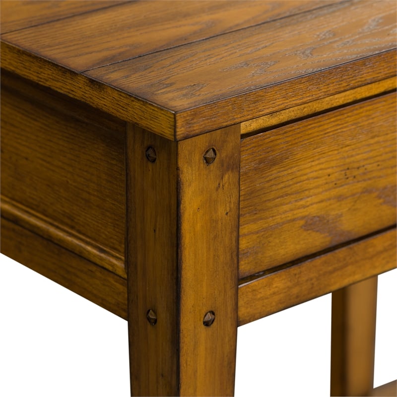 Lake House Medium Brown Sofa Table