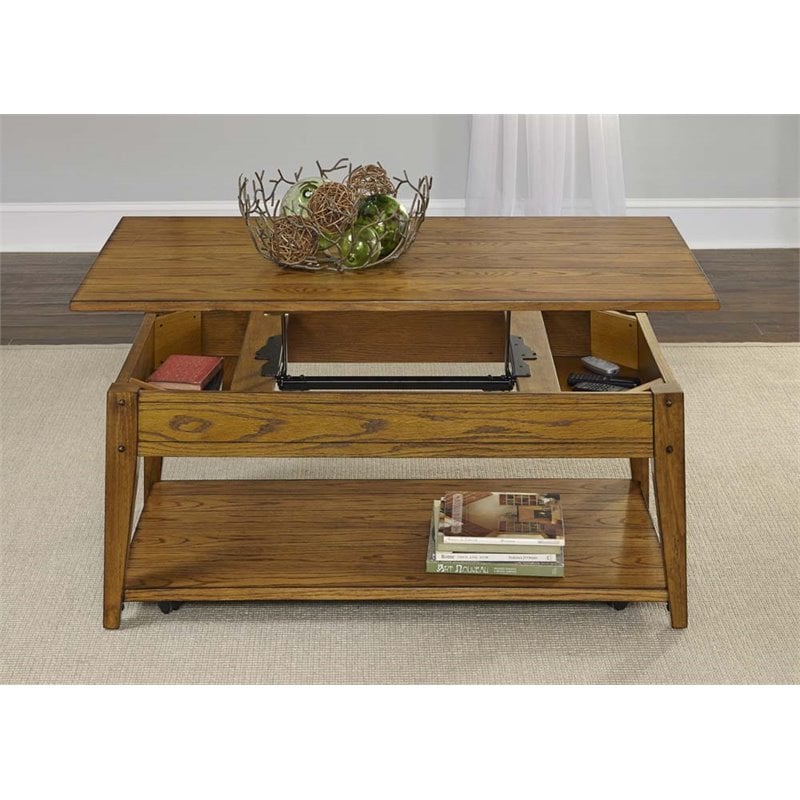 Liberty Furniture Lake House Lift Top Cocktail Table