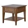 Lake House Medium Brown End Table