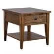 Lake House Medium Brown End Table
