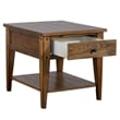 Lake House Medium Brown End Table