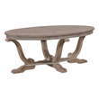 Liberty Furniture Greystone Mill Light Gray Wood Oval Cocktail Table