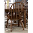 Liberty Furniture Treasures Medium Brown Bow Back Arm Chair - Oak