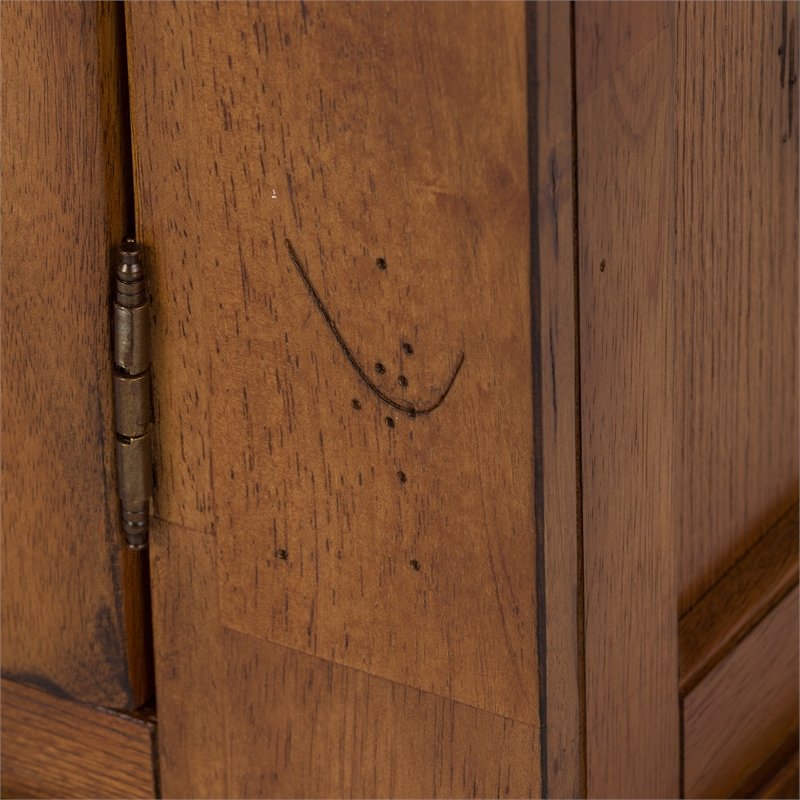 Treasures Medium Brown Buffet - Oak