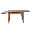 Liberty Furniture Treasures Retractable Dining Table in Rustic Oak