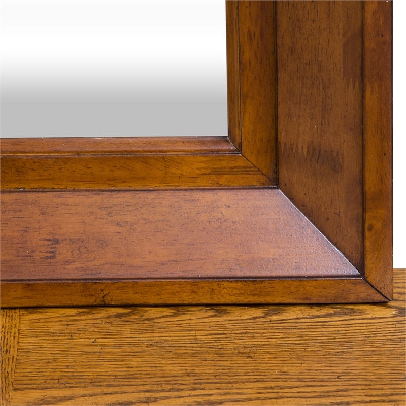 Liberty Furniture Grandpas Cabin Medium Brown Mirror