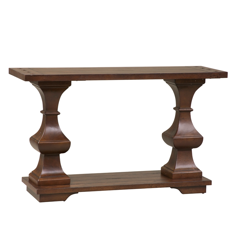 Liberty Furniture Sedona Dark Brown Sofa Table