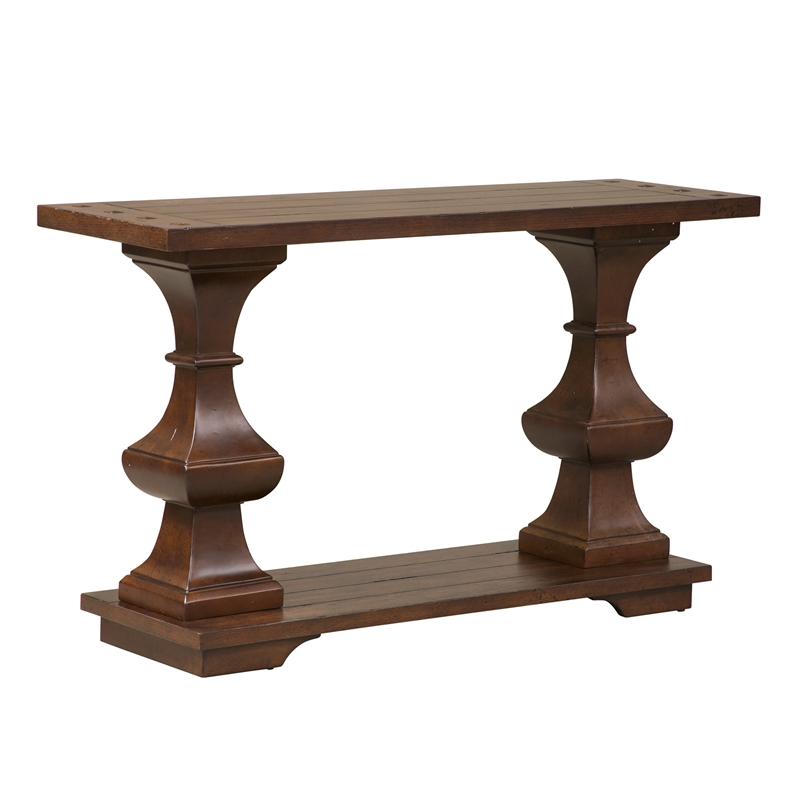Liberty Furniture Sedona Dark Brown Sofa Table