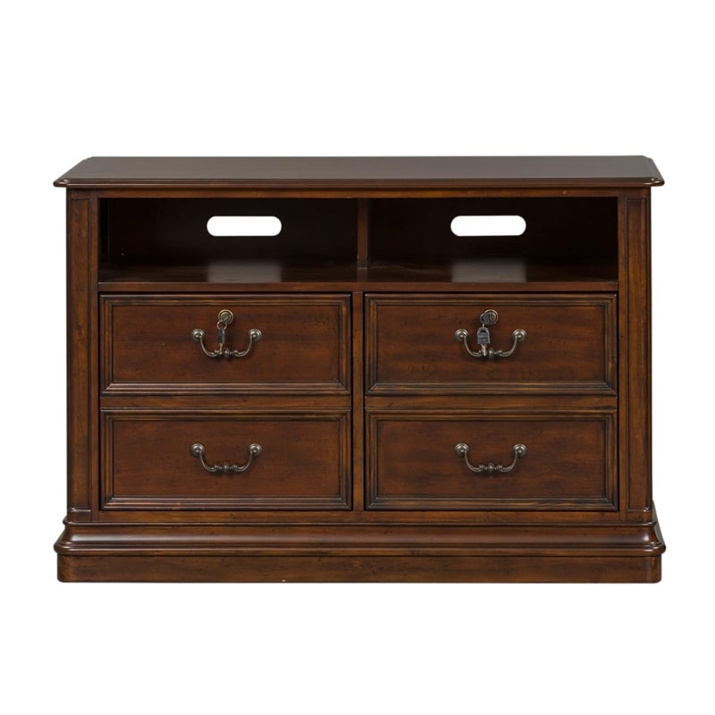 Brayton Manor Dark Brown Jr Executive Media Lateral File