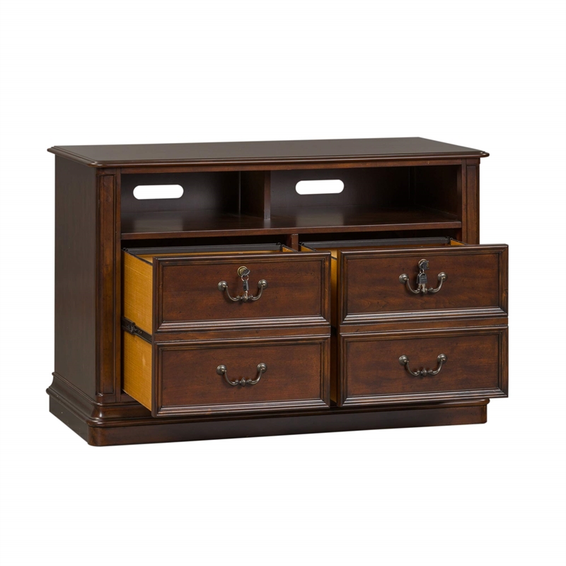 Brayton Manor Dark Brown Jr Executive Media Lateral File