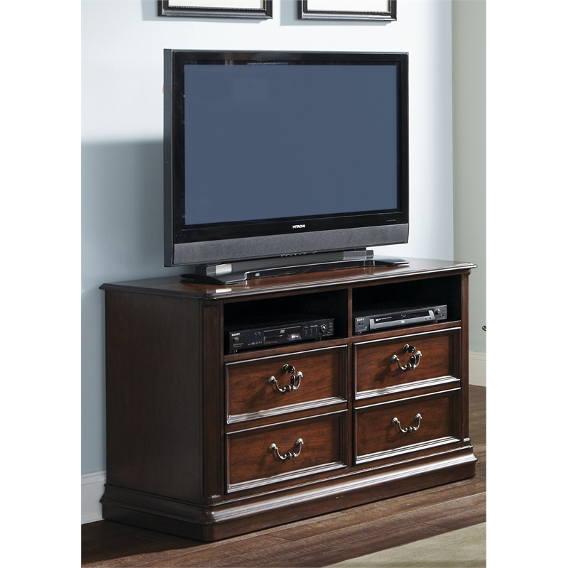 Brayton Manor Dark Brown Jr Executive Media Lateral File