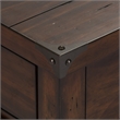 Aspen Skies Medium Brown Wood End Table