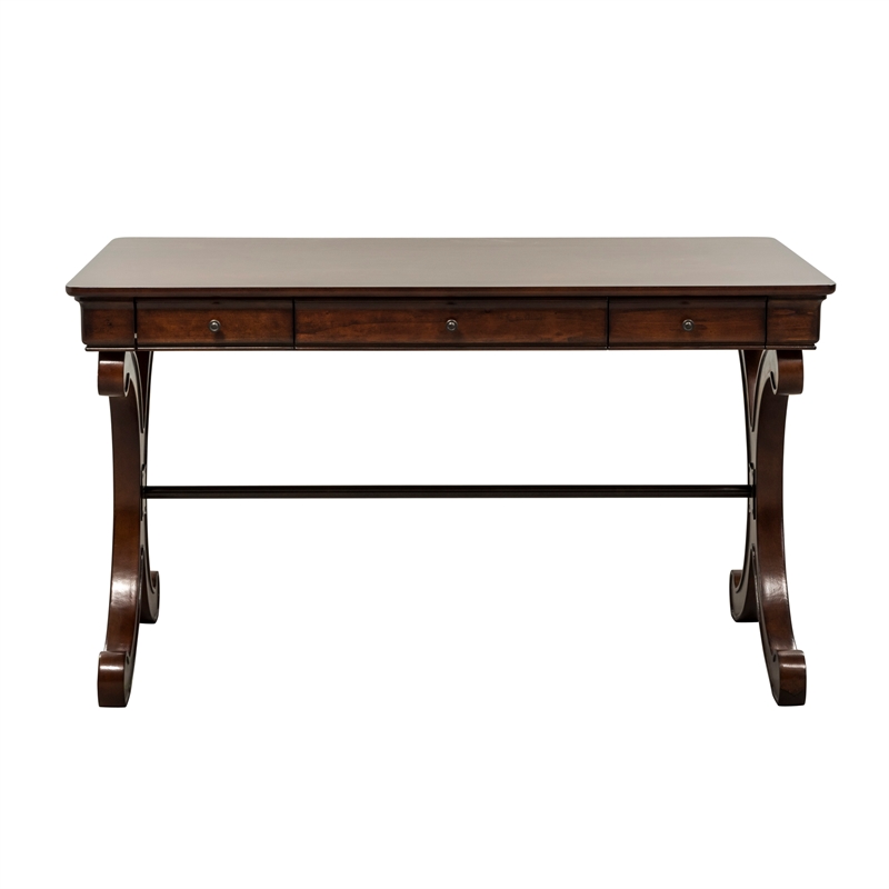 traditional wood writing desk