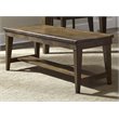 Hearthstone Ridge Dark Brown Bench (RTA)