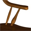 Hearthstone Ridge Dark Brown Windsor Back Arm Chair