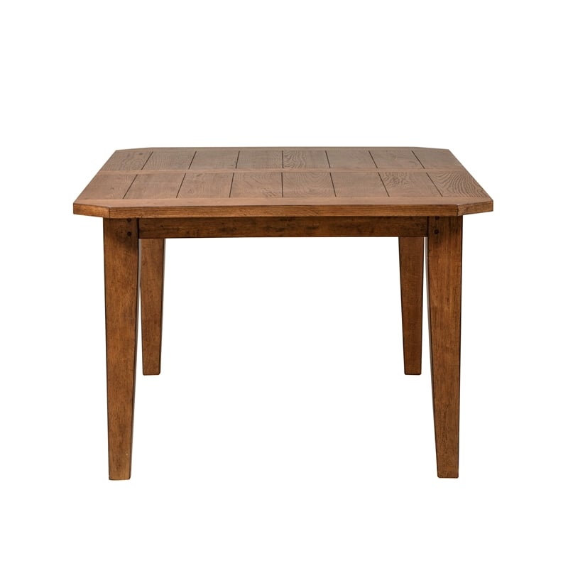 Liberty Furniture Hearthstone Rectangular Leg Dining Table - Brown