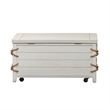 Dockside White Storage Trunk