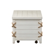 Dockside White Storage Trunk