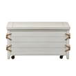 Dockside White Storage Trunk
