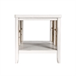 Liberty Furniture Dockside End Table w/ Rope End Panels - White