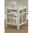Liberty Furniture Dockside Chair Side Table - White w/ Rope End Panels