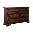 Arbor Place Dark Brown 8 Drawer Double Dresser