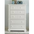 Summer House I White 5 Drawer Chest