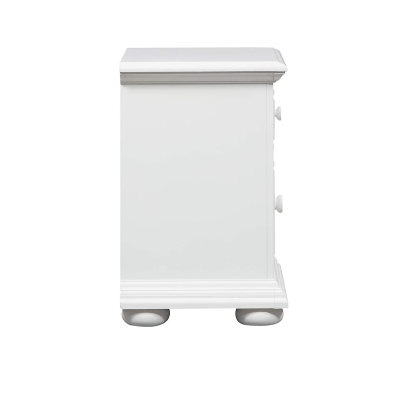 Summer House White 2 Drawer Night Stand
