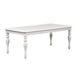 Liberty Furniture Transitional Wood Summer House I Dining Table in Oyster White